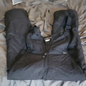 Black Insulated Snow Pants YOUTH L